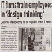 IT firms train employees in 'design thinking'