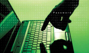 Whose finger may be on the keyboard?